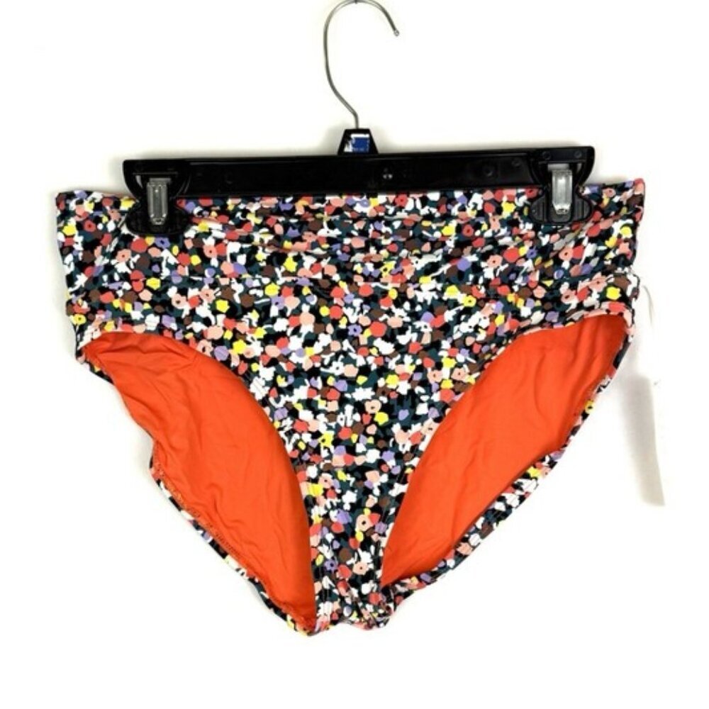 Anne Cole Women’s Floral High Rise Bikini Bottom Size XL